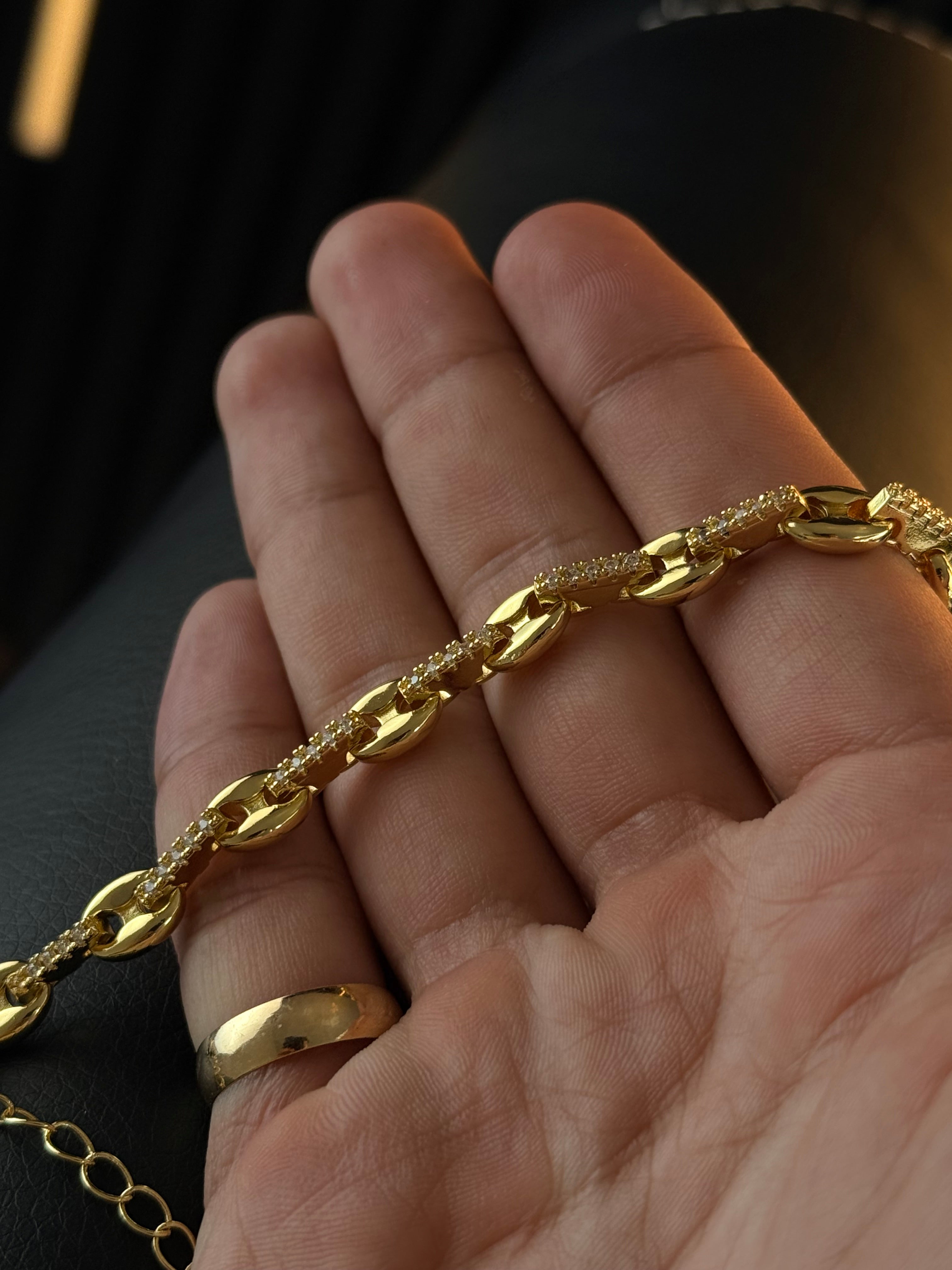 Pulsera Gucci Circones — Rodio para Dama y Caballero