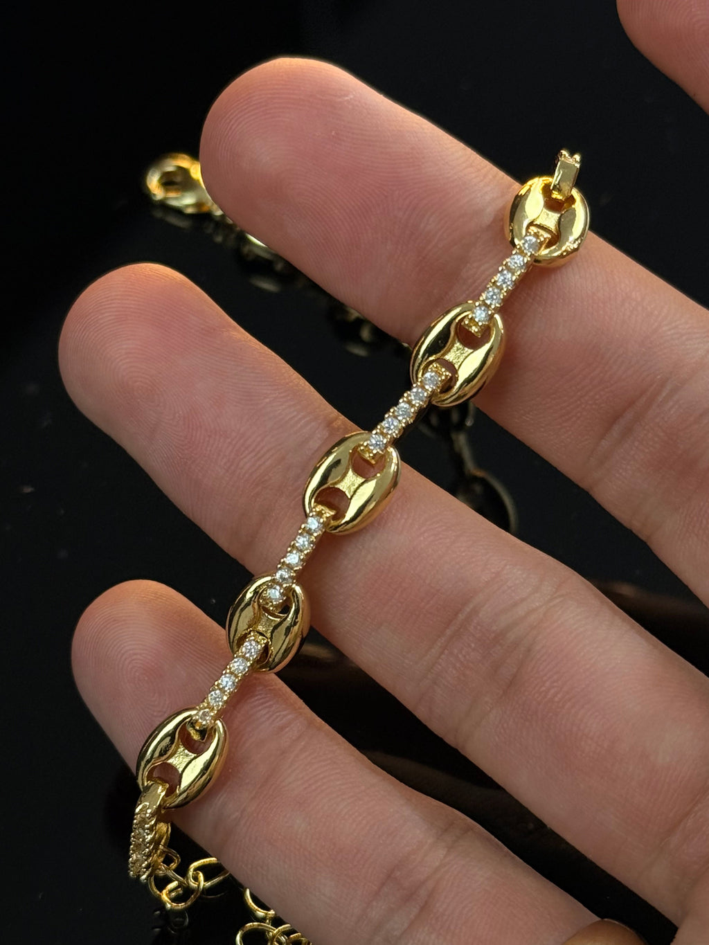 Pulsera Gucci Circones — Rodio para Dama y Caballero