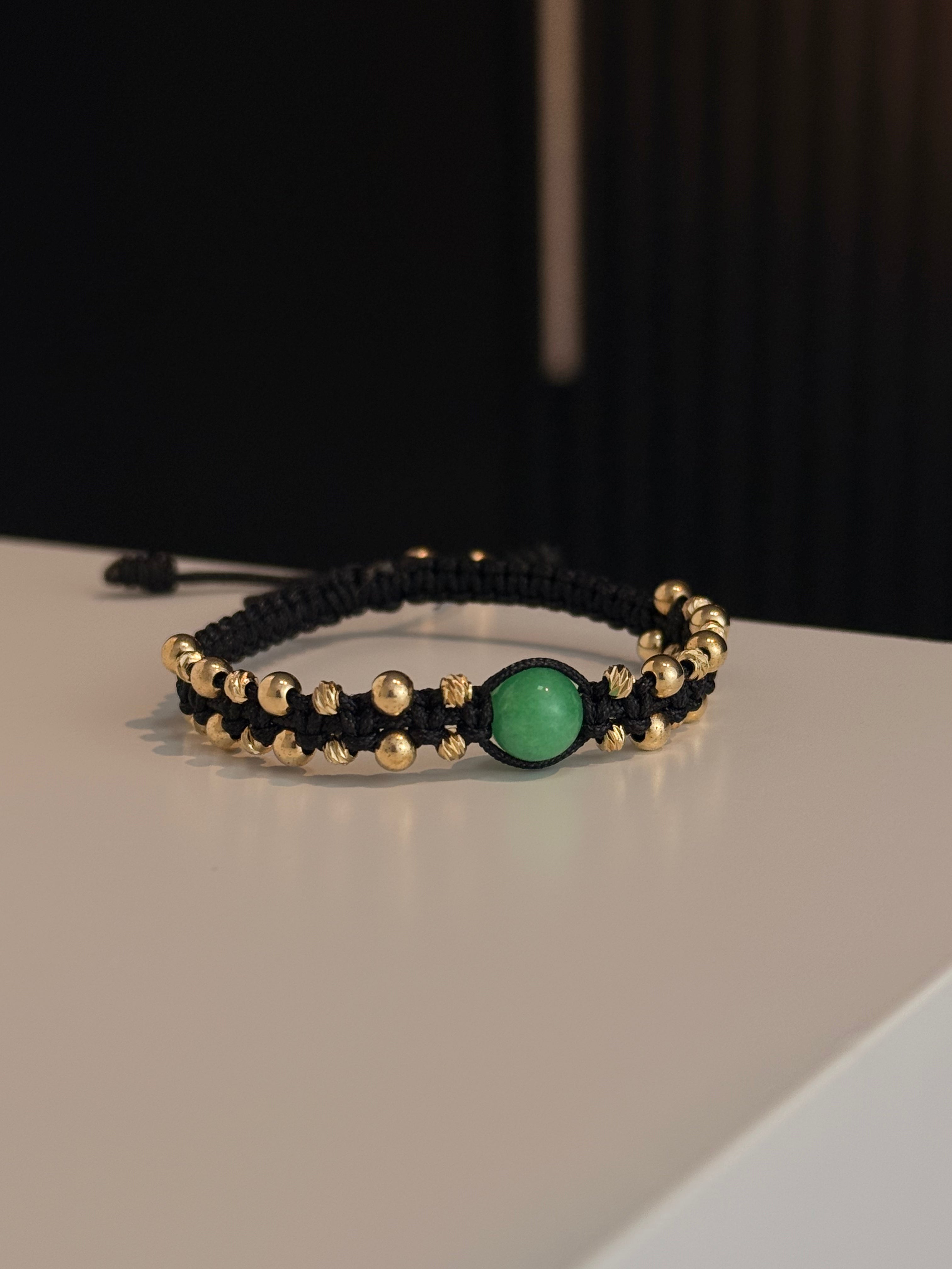 Pulsera 2 Carriles Morralla Oro Laminado