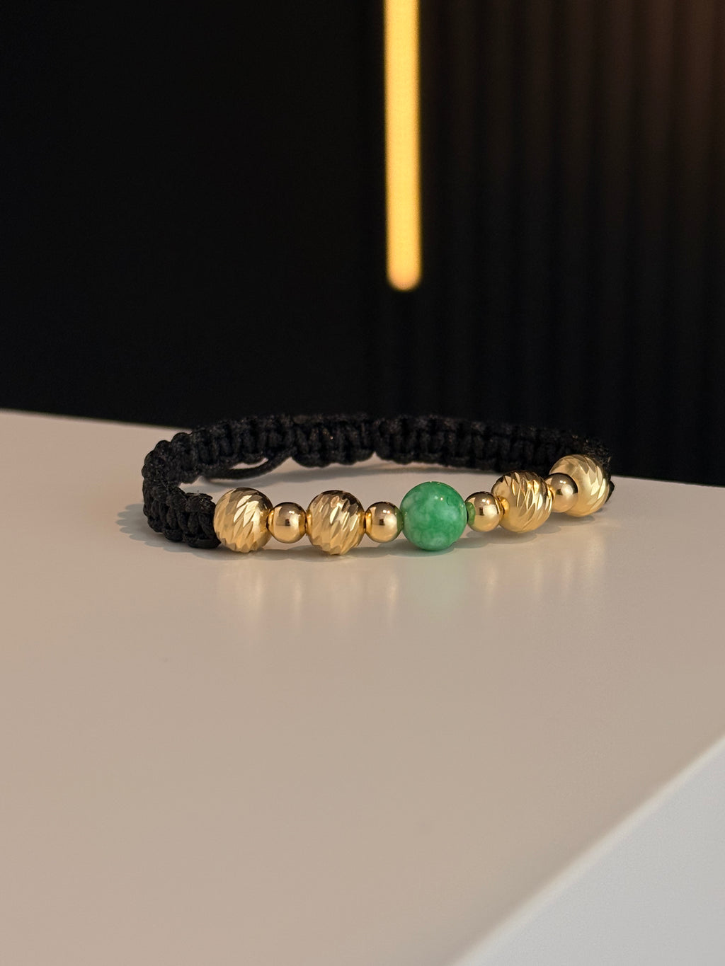 Pulsera 4-8 Morralla Grande Oro Laminado
