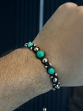 Pulsera 1-2 Morralla Liza Mediana Oro Laminado