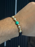 Pulsera 4-8 Morralla Grande Oro Laminado