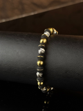 Pulsera 2 Oros Aro Rodio