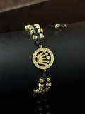 Pulsera king 2 carriles Rodio