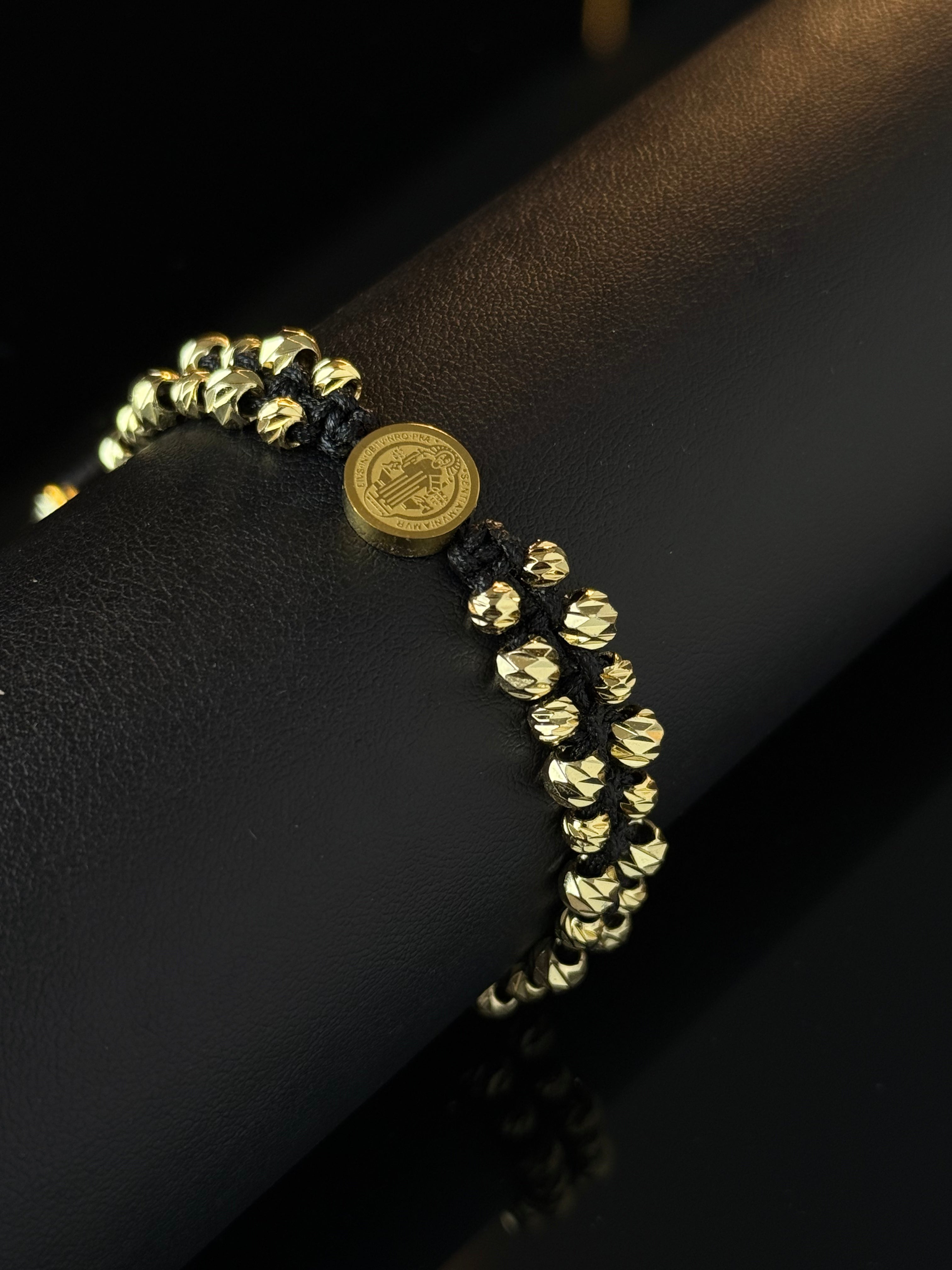 Pulsera San Benito 2 Carriles Rodio