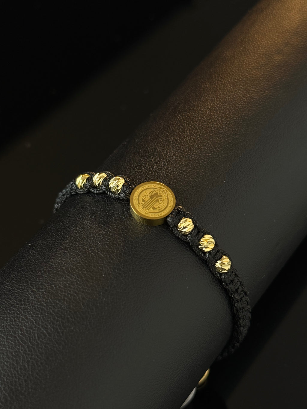 Pulsera San Benito Tejido 3 Rodio