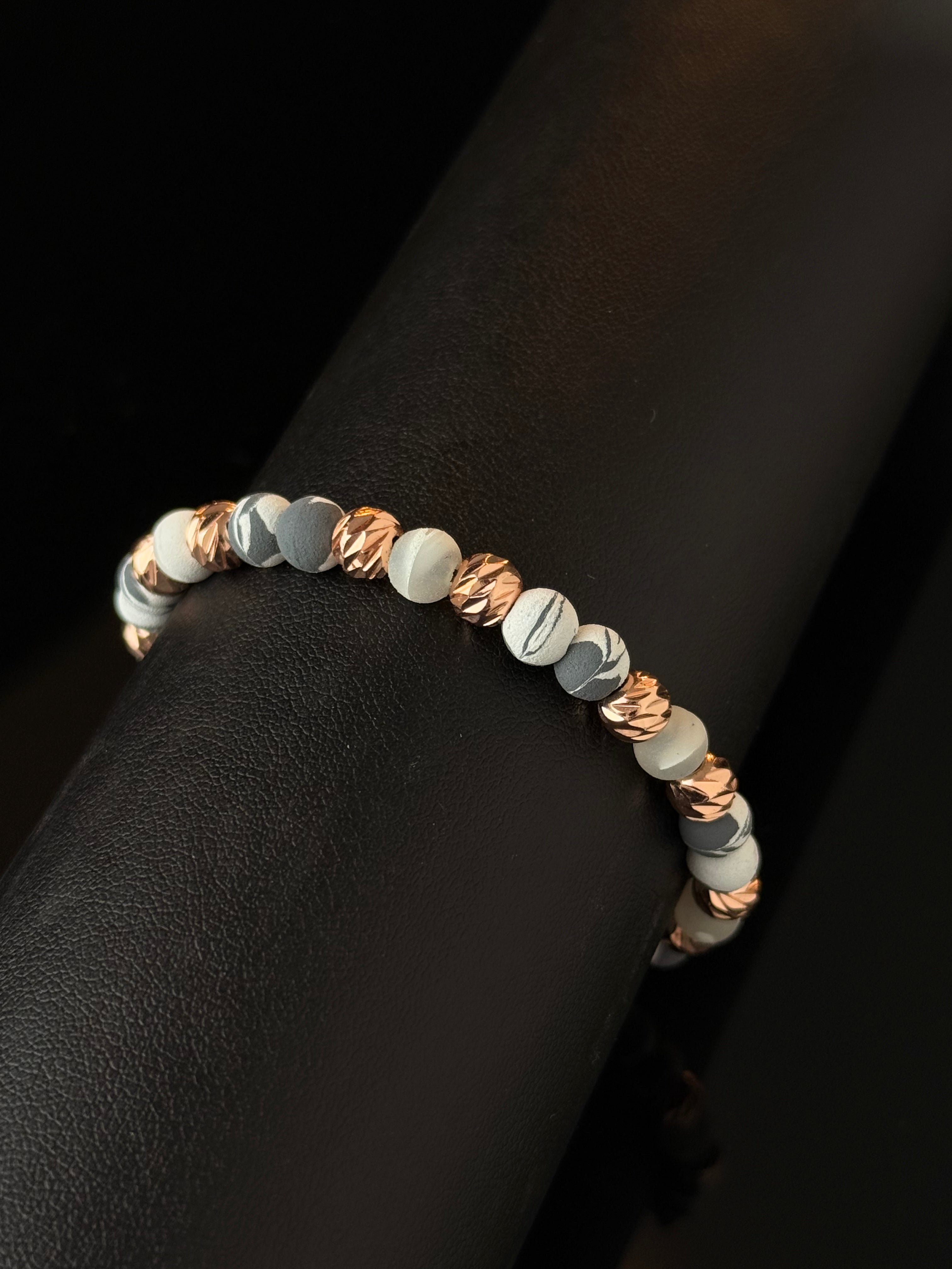 Pulsera Oro Rosa 1 Rodio
