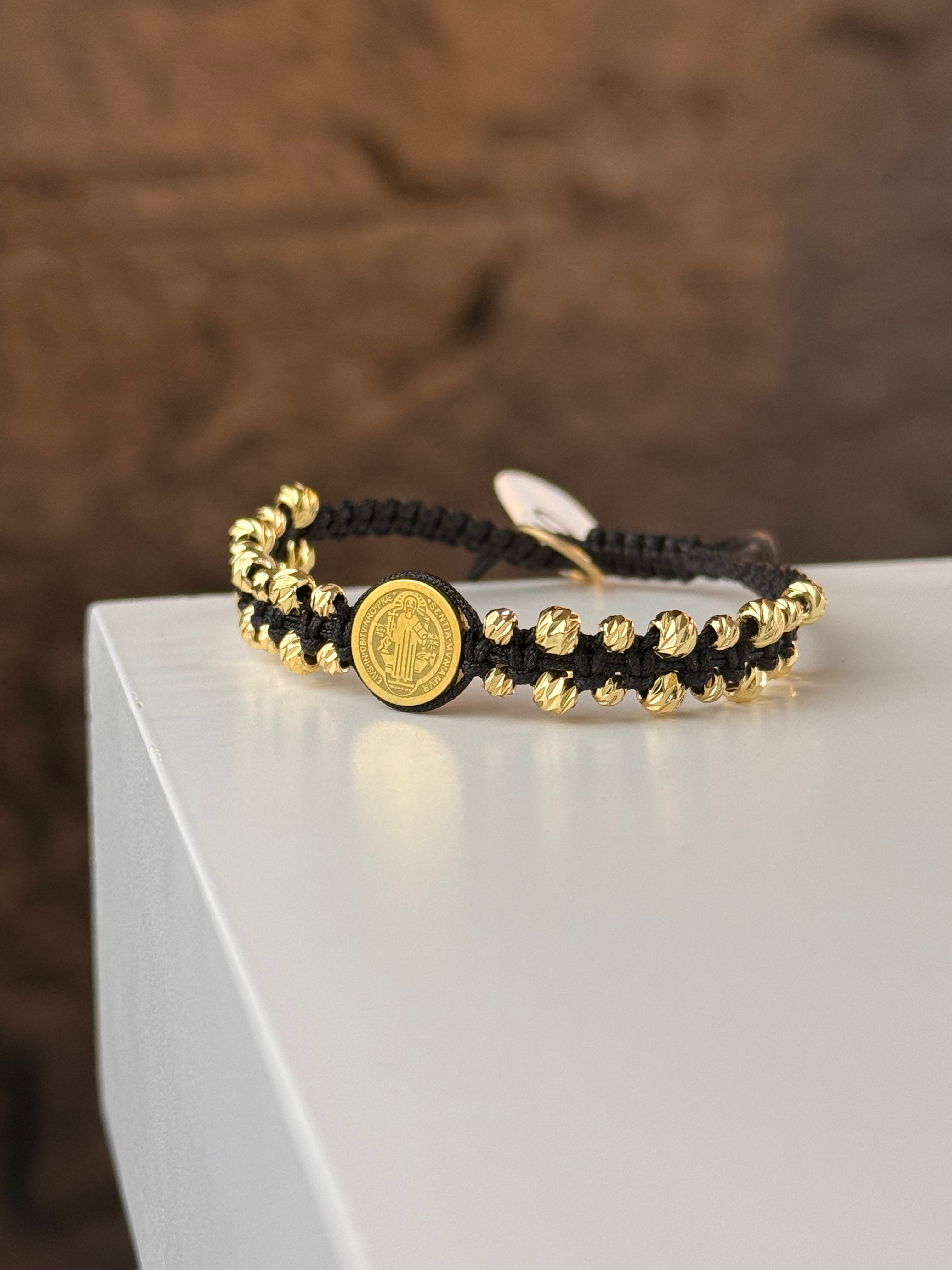 Pulsera San Benito 2 Carriles Rodio