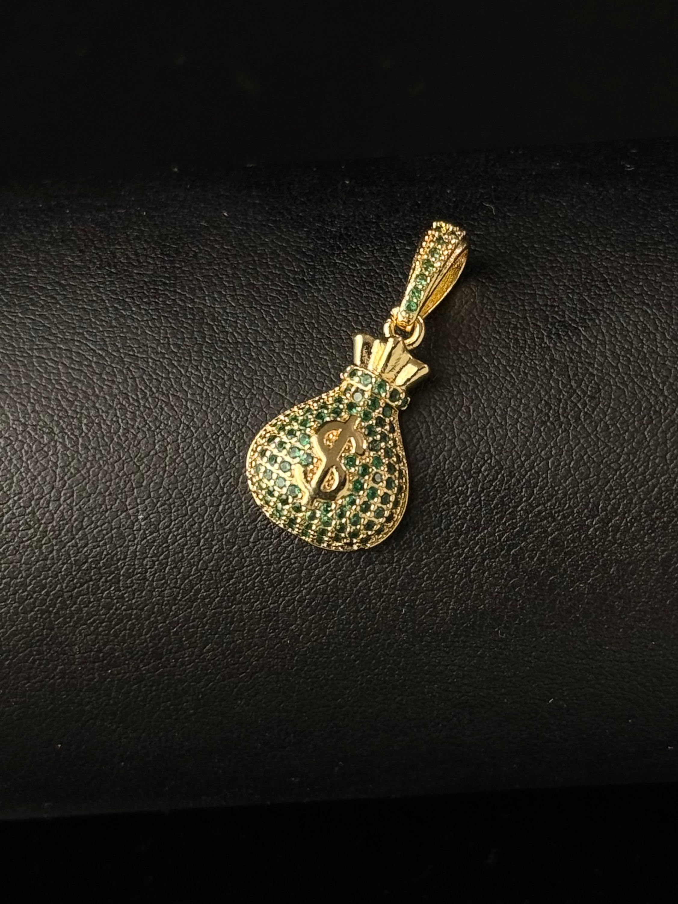 Dije Bolsa Dinero Oro Laminado