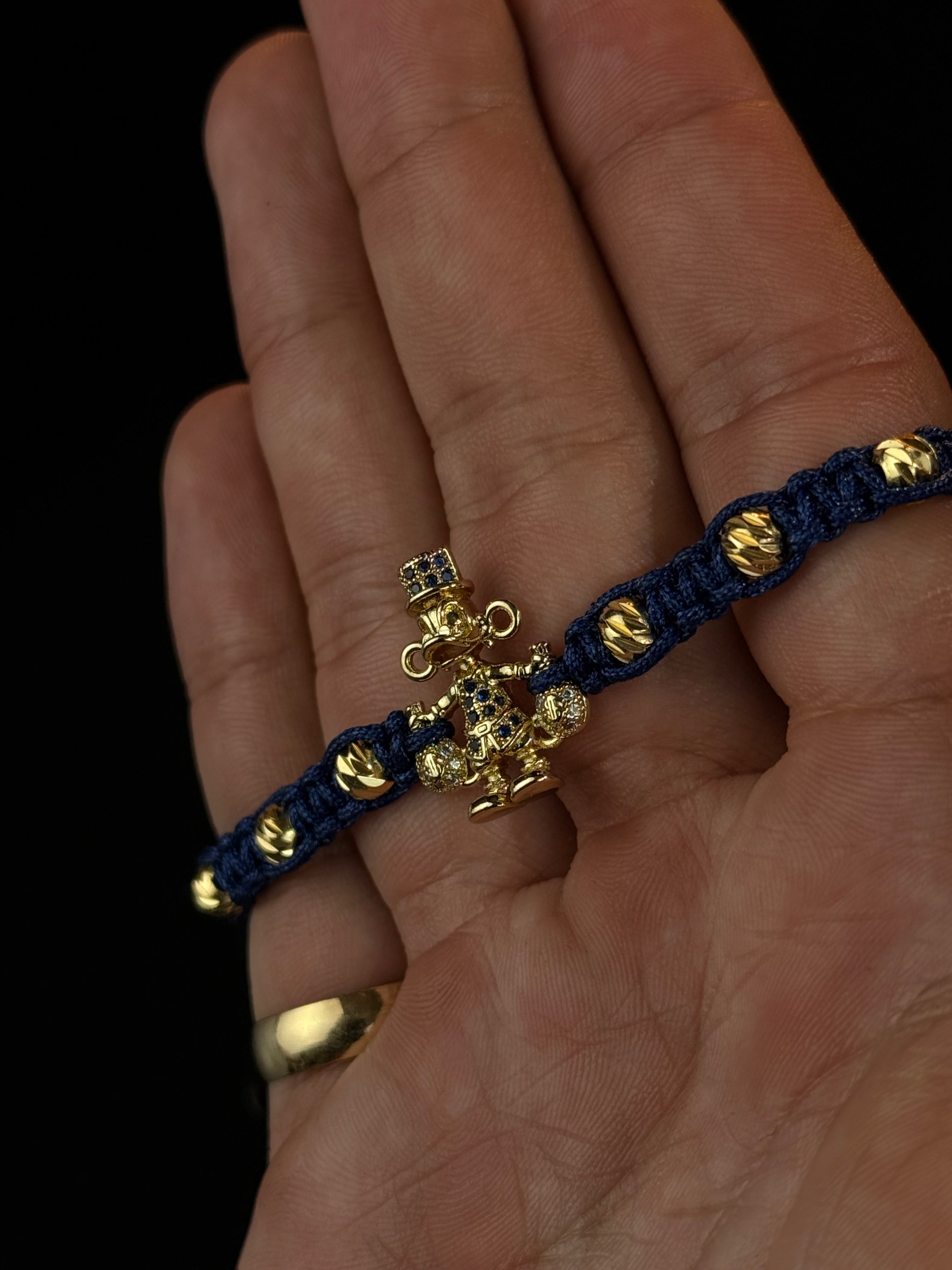 Pulsera Mc Pato Mediana Oro Laminado